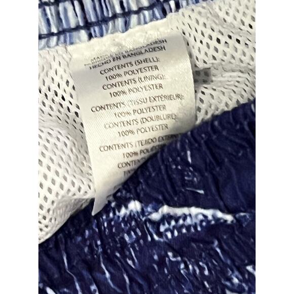 Trunks Surf & Swim Co Men’s Size M Blue Surf Tables Print Swim Trunks NWOT - Picture 7 of 7